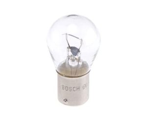 Bec auto iluminare numar circulatie P21W 12V 21W BA15s BOSCH 1987302811 ECO WS, se vinde la set de 10 bucati/pret pe bucata