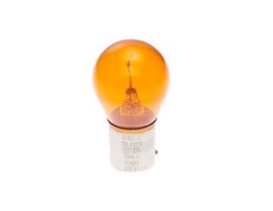 Bec auto lampa ceata spate PY21W 12V 21W BAU15s BOSCH 1987302213 Pure Light WS, partea montare fata, se vinde la set de 10 bucati/pret pe bucata