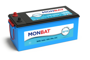Baterie pentru camioane MONBAT TRUCK EFB 685 002 110, amperaj 185Ah, curent descarcare 1100 A, dimensiuni 513x223x223 mm