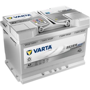 Baterie VARTA Silver Dynamic AGM xEV A7 570901076 J382, 12 V, 70 Ah, 760 A, 278x175x190 mm