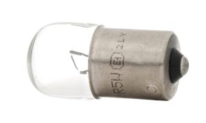 Bec auto pentru iluminare numar circulatie MAGNETI MARELLI 004007100000, R5W, tensiune 12V, putere 5W, BA15s, cu soclu de metal cireasa