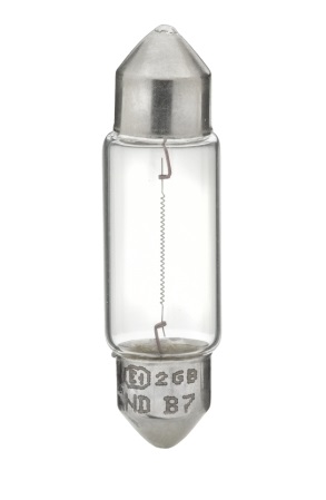 Bec auto pentru iluminare demarcare / avertizare HELLA 8GM 002 092-241, tensiune 24V, putere 5W, tip C5W, conector SV8.5-8, comanda minima 10 bucati