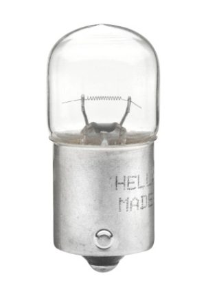 Bec auto pentru iluminare numar circulatie HELLA HEAVY DUTY 8GA 002 071-251, tensiune 24V, putere 10W, R10W, conector BA15s, comanda minima 10 bucati