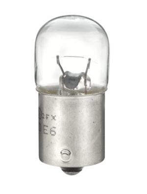 Bec auto pentru iluminare numar circulatie HELLA STANDARD 8GA 002 071-121, tensiune 12V, putere 5W, R5W, conector BA15s, comanda minima 10 bucati