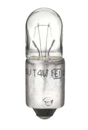 Bec auto semnalizator HELLA HEAVY DUTY 8GP 002 067-241, 24V, 4W, T4W, BA9s, halogen, se vinde la set de 10 bucati/pret pe bucata