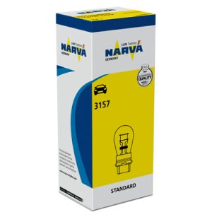 Bec incandescent NARVA 17945, P27/7W, tensiune 12.8V, putere 27/7 W, soclu W2,5x16q