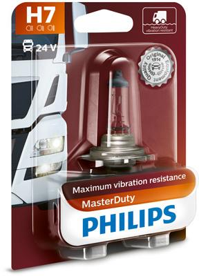 Bec far faza lunga PHILIPS MasterDuty 13972MDB1, H7, 24V, 70W, PX26d, halogen