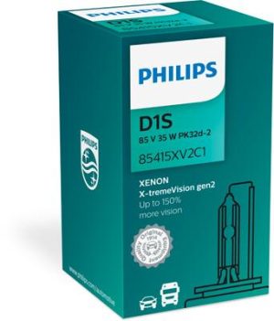 Bec xenon far faza lunga PHILIPS Xenon X-tremeVision Gen2 85415XV2C1, D1S, 85V, 35W, Pk32d-2, 4800K