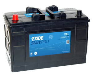 Baterie auto EXIDE Professional EG1101, tensiune 12 V, amperaj 110 Ah, curent pornire 750 A