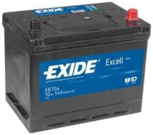 Baterie auto EXIDE Premium EB704, tensiune 12 V, amperaj 70 Ah, curent pornire 540 A