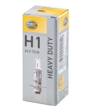 Bec far faza lunga HELLA 8GH 002 089-251, H1, 24V, 70W, P14,5s, halogen