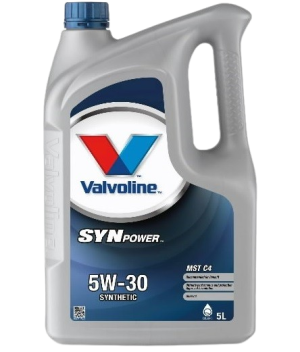 Ulei motor VALVOLINE SYNPOWER MST C4 5W30 V530SPMSTC4/5, volum 5 litri, sintetic