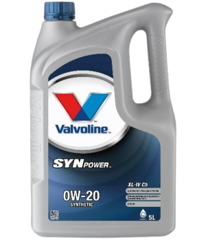 Ulei motor VALVOLINE SYNPOWER XL-IV C5 0W20 V020SPXL4C5/5, volum 5 litri, sintetic