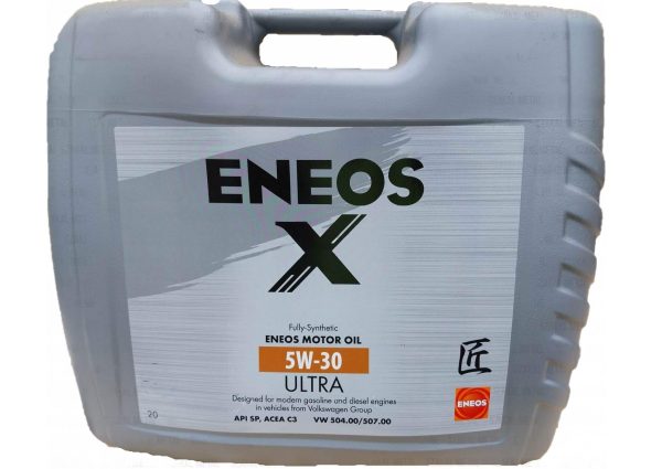 Ulei motor ENEOS X 5W30 ULTRA E.XU5W30/20, volum 20 litri, sintetic