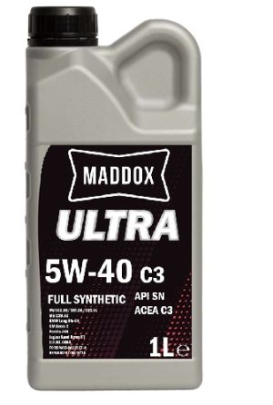 Ulei motor MADDOX ULTRA 5W40 C3 MDXU540C3/1, volum 1 litru, sintetic