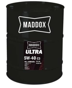 Ulei motor MADDOX ULTRA 5W40 C3 MDXU540C3/60, volum 60 litri, sintetic