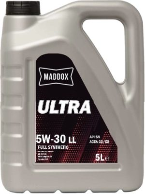 Ulei motor MADDOX ULTRA 5W30 LL C3, volum 5 litri, sintetic