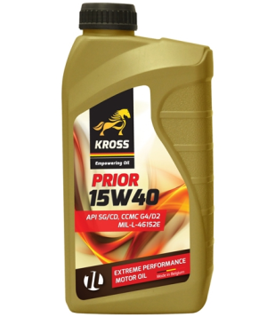 Ulei motor KROSS PRIOR 15W40 P20041-KRO001, volum 1 litru, mineral