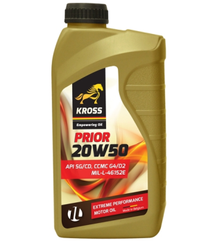 Ulei motor KROSS PRIOR 20W50 P20051-KRO001, volum 1 litru, mineral