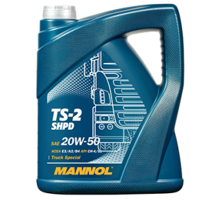 Ulei motor MANNOL TS-2 SHPD 20W50 MN7102-5, volum 5 litri, mineral