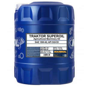 Ulei motor MANNOL Traktor Superoil 15W40 MN7406-20, volum 20 litri, mineral