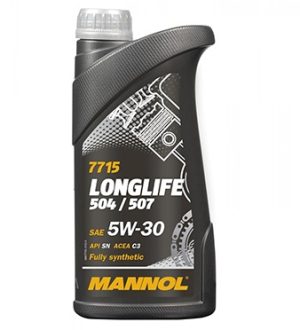 Ulei motor MANNOL OEM 7715 5W30 Longlife 504/507 MN7715-1, volum 1 litru, sintetic
