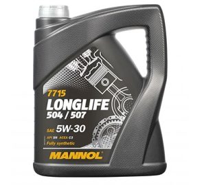 Ulei motor MANNOL OEM 7715 5W30 Longlife 504/507 MN7715-5, volum 5 litri, sintetic