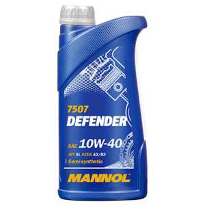 Ulei motor MANNOL Defender Stahlsynt 10W40 MN7507-1, volum 1 litru, semi sintetic