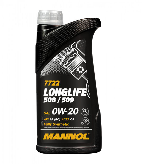 Ulei motor MANNOL Longlife 508/509 0W20 MN7722-1, volum 1 litru, sintetic