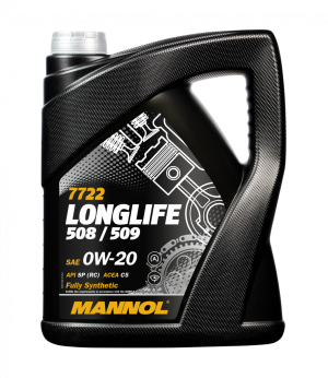Ulei motor MANNOL Longlife 508/509 0W20 MN7722-5, volum 5 litri, sintetic