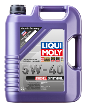 Ulei motor LIQUI MOLY Diesel Synthoil 5W40 1341, volum 5 litri, sintetic