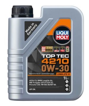 Ulei motor LIQUI MOLY Top Tec 4210 0W30 21604, volum 1 litru, sintetic