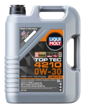 Ulei motor LIQUI MOLY Top Tec 4210 0W30 21605, volum 5 litri, sintetic
