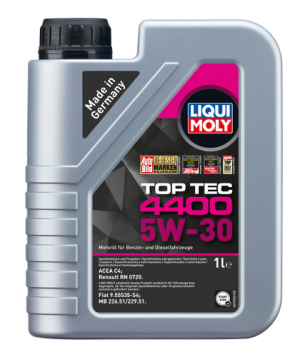 Ulei motor LIQUI MOLY Top Tec 4400 5W30 2319, ACEA C4-08, RENAULT RN 0720, volum 1 litru, sintetic