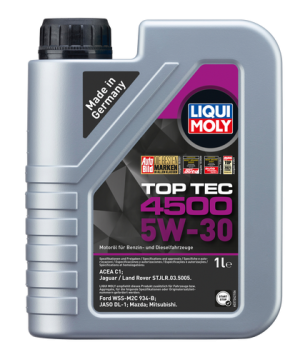 Ulei motor LIQUI MOLY Top Tec 4500 5W30 2317, ACEA C1-08, volum 1 litru, sintetic