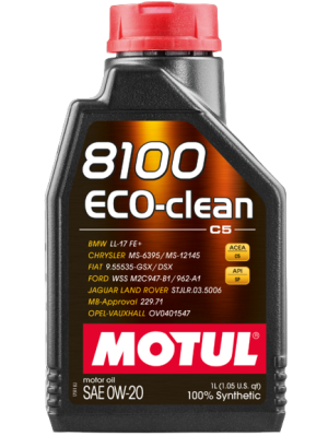 Ulei motor MOTUL 8100 ECO-CLEAN 0W20, volum 1 litru, sintetic