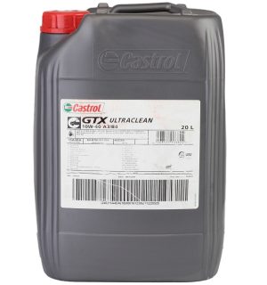Ulei motor CASTROL GTX A3/B4 10W40, volum 20 litri, semi sintetic