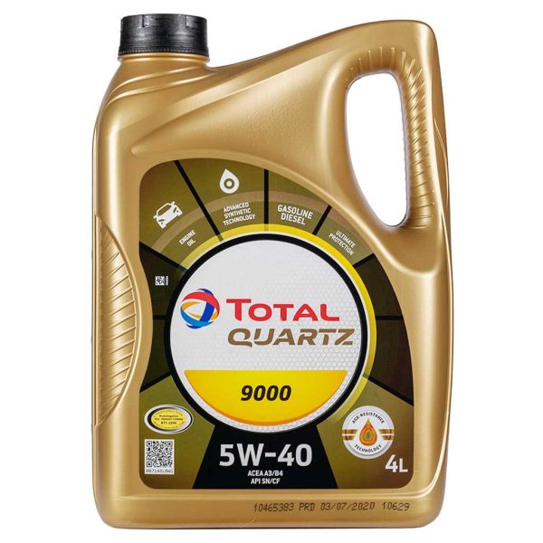 Ulei motor TOTAL Quartz 9000 5W40 148650, volum 5 litri, sintetic