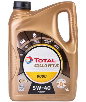 Ulei motor TOTAL Quartz 9000 5W40 148597, volum 4 litri, sintetic