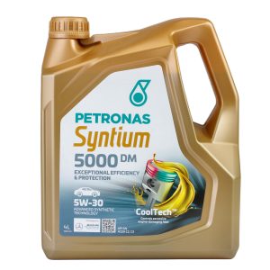 Ulei motor PETRONAS Syntium 5000 DM 5W30, volum 4 litri, sintetic