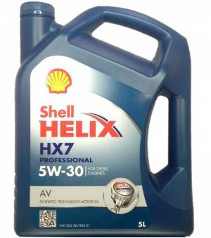 Ulei motor SHELL Helix HX7 Professional AV 5W30 SHEN0084, volum 5 litri, sintetic
