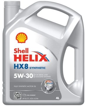 Ulei motor SHELL Helix HX8 5W30 SL/MB 229.5 SHEN0164, volum 4 litri, sintetic