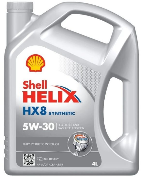 Ulei motor SHELL Helix HX8 5W30 SL/MB 229.5 SHEN0164, volum 4 litri, sintetic