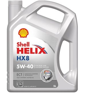 Ulei motor SHELL Helix HX8 ECT 5W40 C3+OEM 550046689, volum 5 litri, sintetic