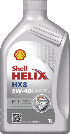 Ulei motor SHELL Helix HX8 ECT 5W40 C3+OEM 550047772, volum 1 litru, sintetic