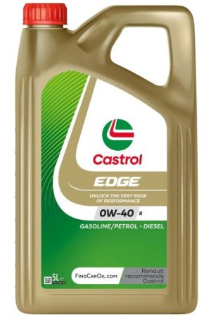 Ulei motor CASTROL EDGE 0W40 R 15D33C, volum 5 litri, sintetic