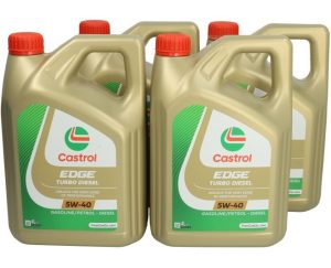 Ulei motor CASTROL EDGE Turbo Diesel 5W40, volum 4 x 4 Iitri, sintetic