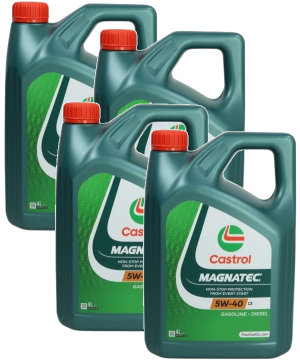Ulei motor CASTROL Magnatec C3 5W40 15C9CA, volum 4 x 4 litri, sintetic