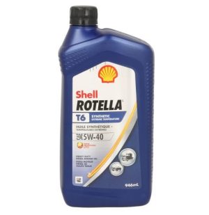Ulei motor SHELL ROTELLA T6 5W40 68001332, volum 0.946 litri, sintetic