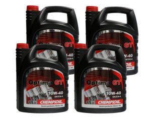 Ulei motor CHEMPIOIL Optima GT SN/CH-4 10W40, set 4 x 5 litri, semi sintetic